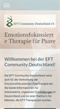 Mobile Screenshot of eft-paartherapie.de